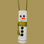 30mm Shell Snowman Ornament-Green